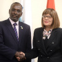 16 October 2019 National Assembly Speaker Maja Gojkovic and the Parliament Speaker of Djibouti Mohamed Ali Houmed